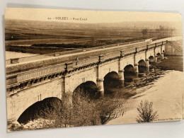 CPA - 88 - GOLBEY - Le Pont Canal - Golbey