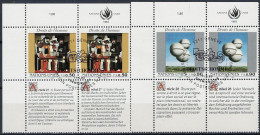 UN Genf  Geneva Geneve - Menschenrechte (MiNr: 233/4 Zf  Franz. + Dt.) 1993- Gest Used Obl - Gebruikt