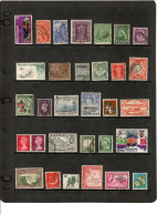 BRITISH COMMONWEALTH---Collection Of USED DL-1377 - Collections (sans Albums)
