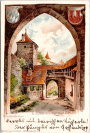 Gruss Aus Rothenburg , Inneres Koboltzellerthor (Stempel Rothenburg 1899) - Rothenburg O. D. Tauber