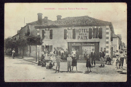 CPA 40 - SOUSTONS - AVENUE DE TOSSE ET VIEUX BOUCAU - PLI ANGLE BAS DROIT - Soustons