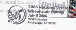 National Veteran Wheelchair Games, Domestic Cover With US Pictorial Postmark, 2006 - Handicaps