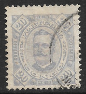 Portuguese Congo – 1894 King Carlos 20 Réis Used Stamp - Portuguese Congo