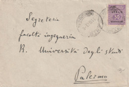 BUSTA - STORIA POSTALE - ALB. - AMGOT 50CENT - Ocu. Anglo-Americana: Sicilia