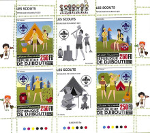 A7520 - DJIBOUTI - ERROR MISPERF Stamp Sheet - 2021 -  Scouting - Sonstige & Ohne Zuordnung