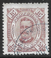 Portuguese Congo – 1894 King Carlos 15 Réis Used Stamp - Congo Portoghese