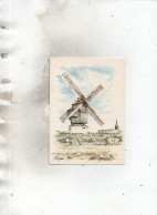 MOULIN DE FLANDRE - Aquarelle Philippe Abel - Nord-Pas-de-Calais