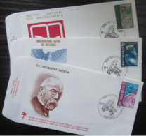 FDC 2036/38 'Wetenschappelijke Uitgifte' - 1981-1990