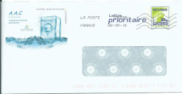 FRANCE PAP REPIQUE SURAT  ( PUY DE DOME ) DE 2015 LETTRE COVER - Prêts-à-poster:private Overprinting