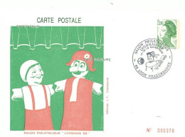 FRANCE PAP LYON   ( RHONE ) DE 1989 LETTRE COVER - Prêts-à-poster:private Overprinting