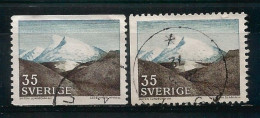 Sweden 1967 Mountains Y.T. 558/558a (0) - Oblitérés