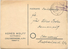 Oberwesel - Hutfabrik Agnes Wolff - Oberwesel