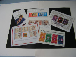 Germany 6  Blöcke   ** Und   O - Lots & Kiloware (mixtures) - Max. 999 Stamps