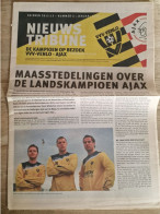 Programme VVV-Venlo - Ajax Amsterdam - 03.02.13 - KNVB Eredivisie - Football Soccer Fussball Calcio Programm - Books