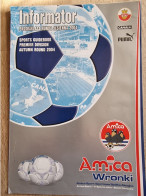 Programme Amica Wronki - AZ Alkmaar - 25.11.04 - UEFA Cup - Football Soccer Fussball Calcio Programm - Libros