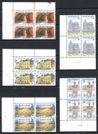 BE   2410 - 2414   XX   ---    Pour Le Tourisme   --  Bloc De 4  Coin De Feuille - Datiert