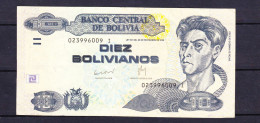 BANKNOTES-BOLIVIA-10-CIRCULATED-SEE-SCAN - Bolivia