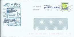 FRANCE ENTIER SURAT ( PUY DE DOME ) DE 2014 LETTRE COVER - Prêts-à-poster:private Overprinting