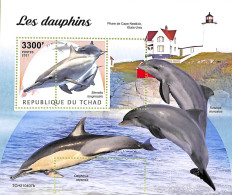 A9585 - TCHAD -  ERROR MISPERF Stamp Sheet - 2021 - Dolphins, Marine Life - Delfine