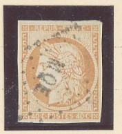 MARTINIQUE  -N° 13 COLONIES GÉNÉRALES  - 40 C ORANGE VIF  -Obl .LOSANGE M Q E - - Used Stamps