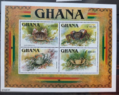 Ghana 1993, Crabs, MNH S/S - Ghana (1957-...)