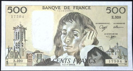 FRANCE * 500 Francs * Pascal * 05/07/1990 * Fay 71.44 * Etat/Grade SPL/aUNC * - 500 F 1968-1993 ''Pascal''