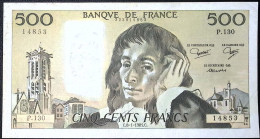FRANCE * 500 Francs * Pascal * 08/01/1981 * Fay 71.23 * Etat/Grade SUP/XXF * - 500 F 1968-1993 ''Pascal''