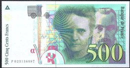 FRANCE * 500 Francs * Pierre Et Marie Curie * 1994* Fay 76.01 * Etat/Grade NEUF/UNC * - 500 F 1994-2000 ''Pierre Et Marie Curie''