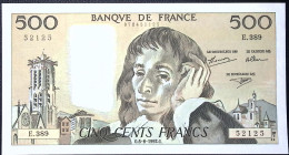 FRANCE * 500 Francs * Pascal * 06/08/1992 * Fay 71.50 * Etat/Grade NEUF/UNC * - 500 F 1968-1993 ''Pascal''