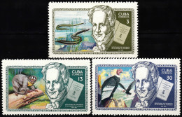 CUBA 1969, ANIMALS, BIRDS, 200th BIRTHDAY Of ALEXANDER Von HUMBOLDT, COMPLETE, MNH SERIES With GOOD QUALITY, *** - Unused Stamps