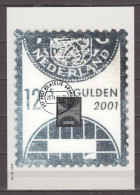 Netherlands 2001 Silver Stamp NVPH  2009 On Special Card Canceled - Usati
