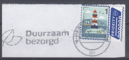 Netherlands 2023. Lighthouse. Used On Fragment - Used Stamps