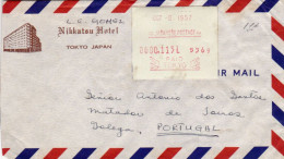 Japón  -FDC  Circulou   1957 - Gebraucht