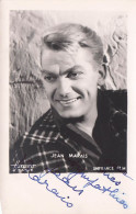 JEAN MARAIS-autographe Original Sur Carte Photo Format 9x14 Cm - Chanteurs & Musiciens