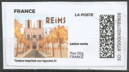 MON TIMBRE EN LIGNE  EN COULEUR OBLITERE - Used Stamps