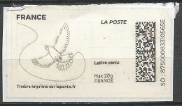 MON TIMBRE EN LIGNE  MONOCHROME OBLITERE - Used Stamps