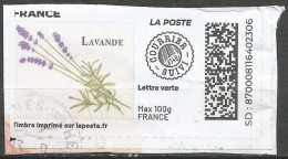 MON TIMBRE EN LIGNE  EN COULEUR OBLITERE - Used Stamps