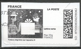 MON TIMBRE EN LIGNE  MONOCHROME OBLITERE - Used Stamps