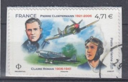 France 2021. Clostermann & Roman. Used On Fragment - 1960-.... Oblitérés