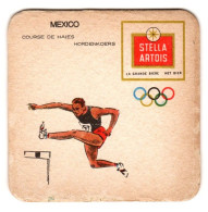 Sous-bock Brasserie STELLA ARTOIS JEUX OLYMPIQUES MEXICO 1968 - Otros & Sin Clasificación