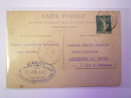 2024 - 636  SEMEUSE 5 C  Perforée   MFC  (Mutuelle De France Et Des Colonies)  Sur Carte Postale  1913   XXX - Lettres & Documents