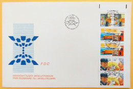 Finland FDC 1988 - Postal Service - Discount Stamp Booklet - MiNo Booklet 20 - FDC