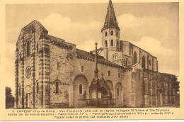 CPA - ENNEZAT - VUE D'ENSEMBLE (COTE SUD) DE L'EGLISE COLLEGIALE ST VICTOR ET STE COURONNE- - Ennezat