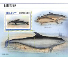 A9074 - Mozambique - ERROR MISPERF Stamp Sheet - 2021 - Marine Life, DOLPHINS - Delfines