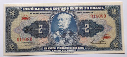 BRAZIL - 2 CRUZEIROS - P 151 B (1956 -1958) - UNC - BANKNOTES - PAPER MONEY - CARTAMONETA - - Brasil