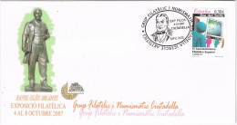 53982. Carta CIUDADELA (Menorca) Baleares 2007,  Homenaje RAFAEL OLÉO, Botanico, Historiador - Storia Postale