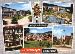 72498948 Furtwangen Uhrenmuseum Panorama Schwimmbad Strassenpartie Furtwangen - Furtwangen