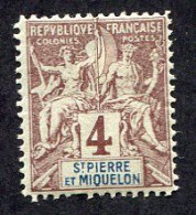 Colonie Française, Sainte-Pierre-et-Miquelon N°61 ; Faux Fournier - Andere & Zonder Classificatie