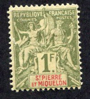 Colonie Française, Sainte-Pierre-et-Miquelon N°71 ; Faux Fournier - Sonstige & Ohne Zuordnung