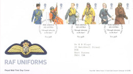 53987. Carta LONDON (England) 2008. RAF Uniforms, Royal Mail - Lettres & Documents